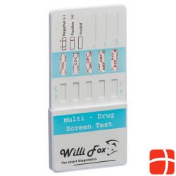 Willi Fox drugs test multi drugs 10B urine 10 pcs