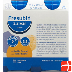 Fresubin 3.2 Kcal Drink Vanille-Caramel 4x 125ml