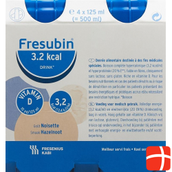 Fresubin 3.2 Kcal Drink Haelnuss 4x 125ml