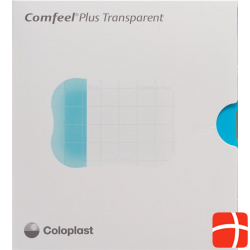 Comfeel Plus Hydrokol Verband 5x7cm Trans 10 Stück