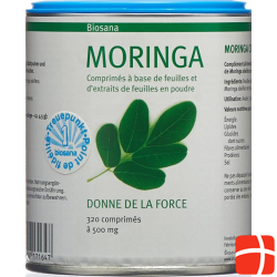 Biosana Moringa Blattplv/extrakt Tabletten Dose 320 Stück