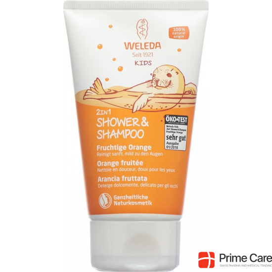 Weleda Kids 2in1 Shower&Shampoo Fruchtige Orange 150ml buy online