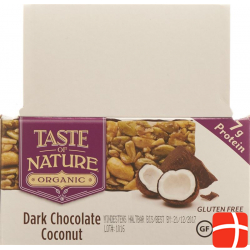 Taste Of Nature Riegel Protein Coconut 16x 40g