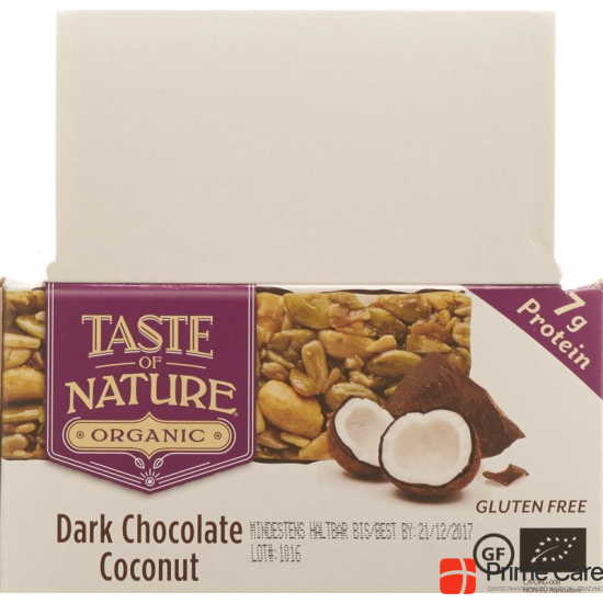 Taste Of Nature Riegel Protein Coconut 16x 40g buy online