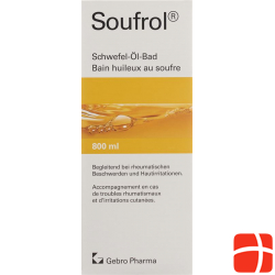 Soufrol sulphur-oil-bath bottle 800ml