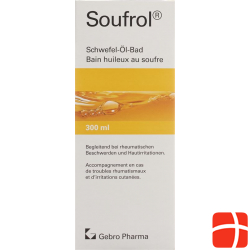 Soufrol sulphur-oil-bath bottle 300ml