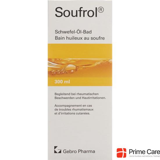 Soufrol sulphur-oil-bath bottle 300ml buy online