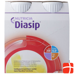 Diasip Trinknahrung Vanille (alt) 4 Flasche 200ml