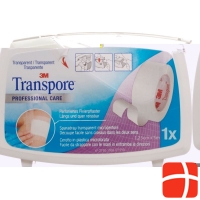 3M Transpore Fixierpflaster 12.5mm x 5m transparent