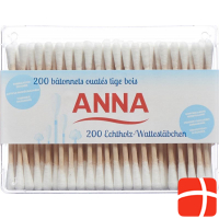 Anna Wattestäbchen Holz 200 Stück