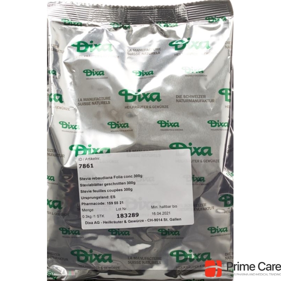 Dixa Stevia Rebaudiana Folia Conc 300g buy online