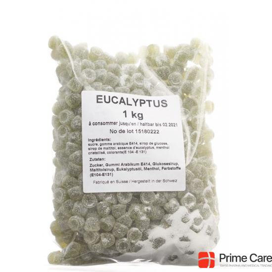 Dehly Eukalyptus Pastillen M Zucker 1kg buy online