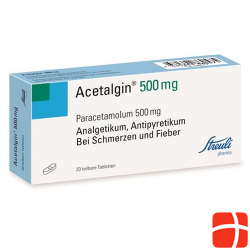 Acetalgin 500mg 20 Tabletten