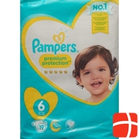 Pampers Premium Prot Grösse 6 15+kg Tragepack 19 Stück