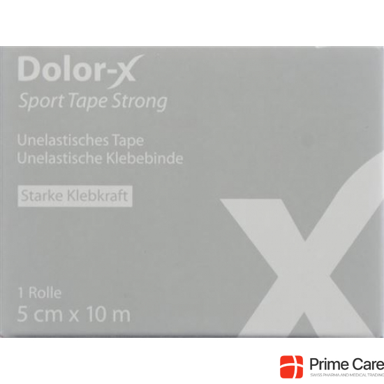 Dolor-x Sport Tape Strong 5cmx10m Weiss 12 Stück buy online