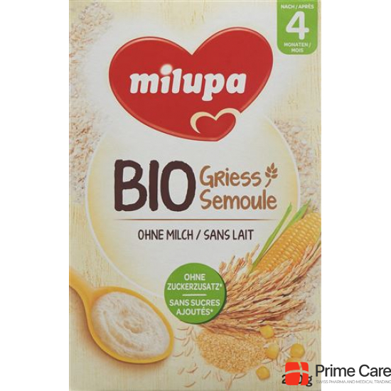 Milupa Bio Griess nach 4 Monaten 250g buy online
