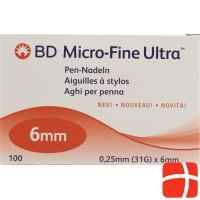 BD Micro-Fine Ultra Pen-Nadel 0.25x6mm 100 Stück
