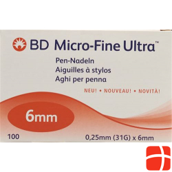 BD Micro-Fine Ultra Pen-Nadel 0.25x6mm 100 Stück