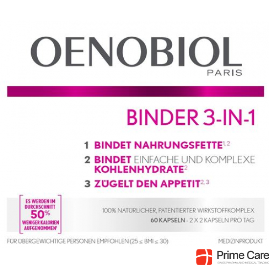 Oenobiol Binder 3 In 1 capsules (new) 60 pieces buy online