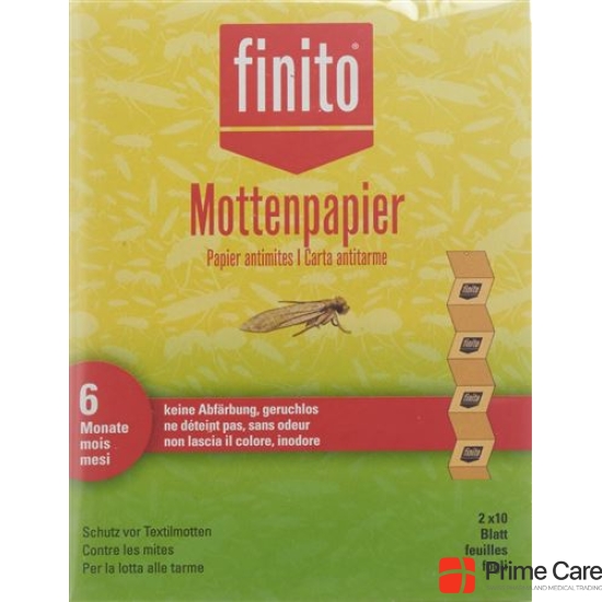 Finito Mottenpapier (neu) 2x 10 Stück buy online