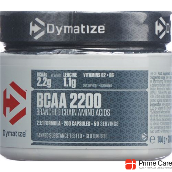 Dymatize Bcaa 2200 Caps 200 Stück buy online