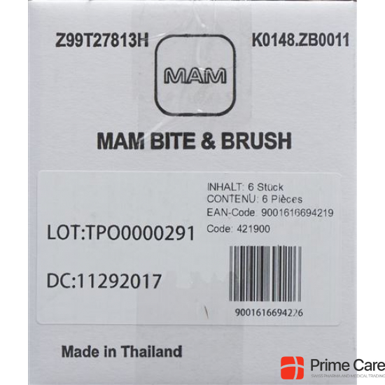 Mam Bite & Brush 3+m Ass 6 Stück buy online