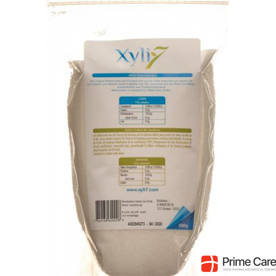 Xyli7 Birkenzucker Beutel 500g buy online