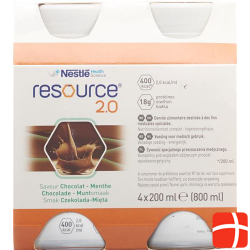 Resource 2.0 Schokolade Minze 4x 200ml 6 Stück