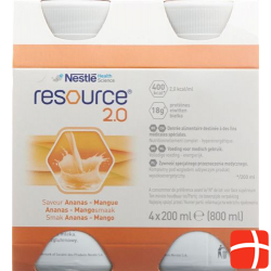 Resource 2.0 Ananas Mango 4x 200ml 6 Stück