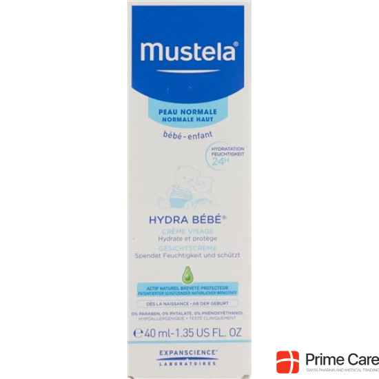 Mustela Hydra Bebe Gesichtscreme Normale Haut 40ml buy online