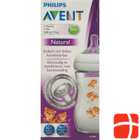 Avent Philips Natural Bottle 260ml Tiger