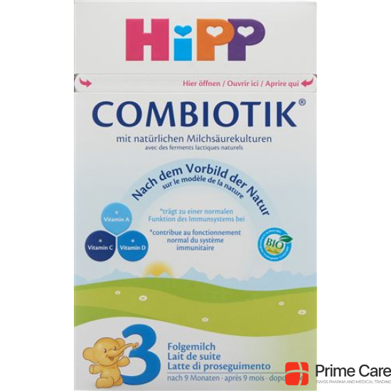 Hipp 3 Folgemilch Bio Combiotik 800g buy online