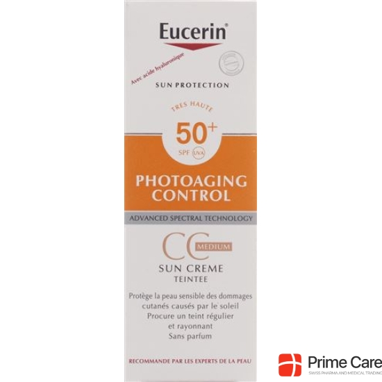 Eucerin SUN photoaging Control CC Sun cream tinted medium SPF50 + Tb 50 ml