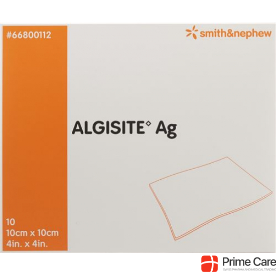 Algisite Ag Alginat Kompressen 10x10cm 10 Stück buy online