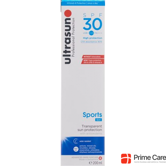 Ultrasun Sport Gel SPF 30 bottle 100ml buy online