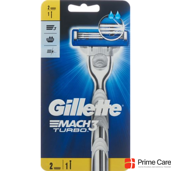 Gillette Mach3 Turbo razor with 2 blades M (new) buy online