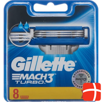 Gillette Mach3 Turbo 3D System blades 8 pieces