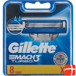 Gillette Mach3 Turbo 3D System blades 8 pieces