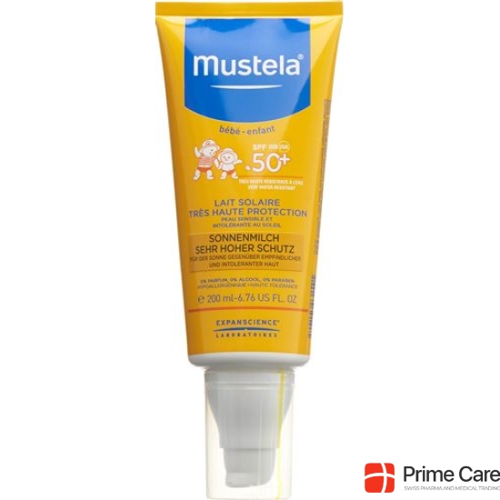 Mustela Sunscreen milk SPF 50+ 200 ml