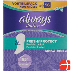 Always Slipeinlage Fresh&Protect Normal 56 Stück