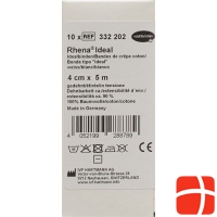 Rhena Ideal Elastische Binde 4cmx5m Weiss 10 Stück