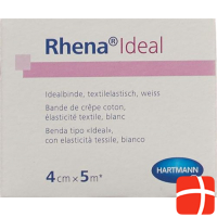 Rhena Ideal Elastic Bandage 4cmx5m White