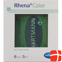 Rhena Color Elastic Bandages 6cmx5m Green
