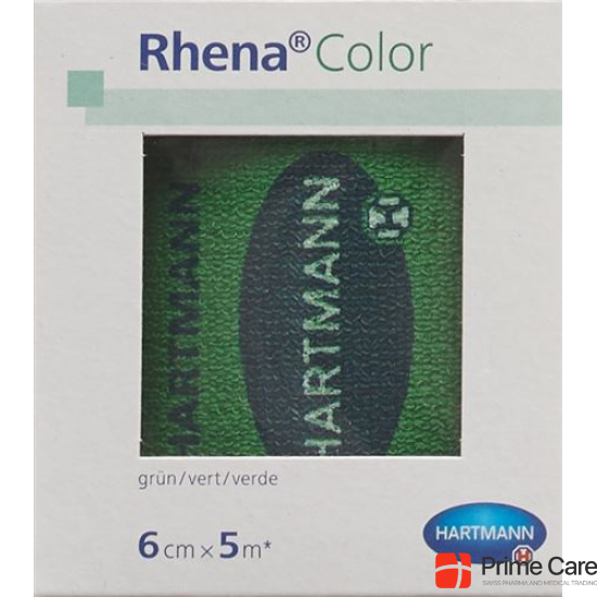 Rhena Color Elastic Bandages 6cmx5m Green buy online