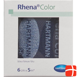 Rhena Color Elastic Bandages 6cmx5m Blue