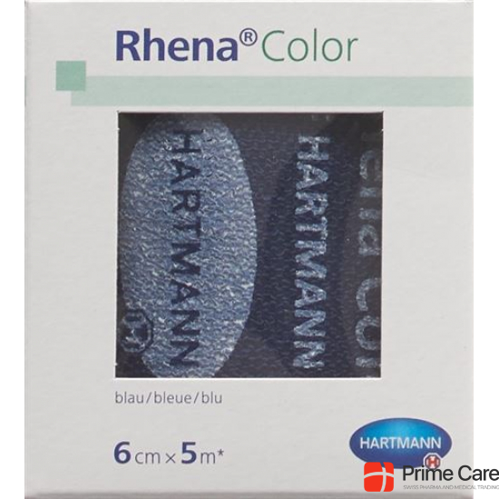 Rhena Color Elastic Bandages 6cmx5m Blue buy online