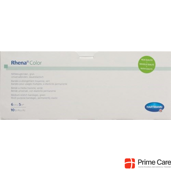Rhena Color Elastische Binden 6cmx5m Gr Off 10 Stück buy online