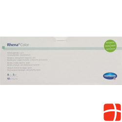 Rhena Color Elastische Binden 8cmx5m Gr Off 10 Stück