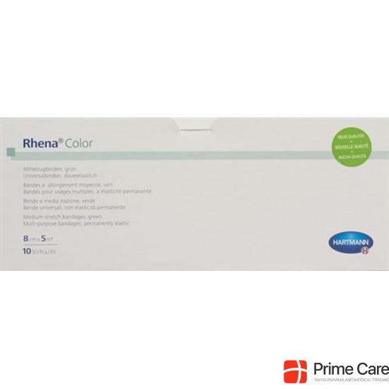 Rhena Color Elastische Binden 8cmx5m Gr Off 10 Stück buy online