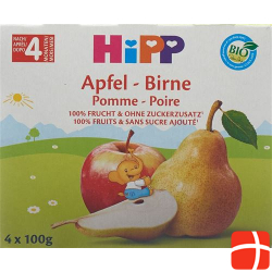 Hipp Fruchtpause Apfel Birne 4x 100g